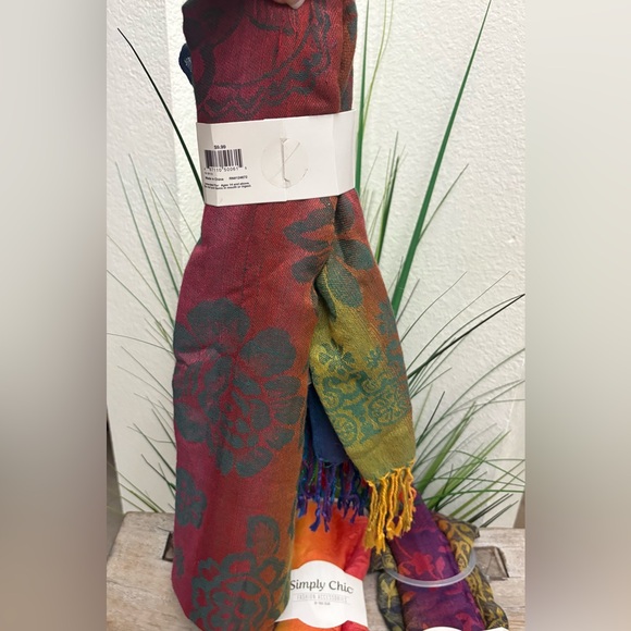 3 Colorful Scarves Set - Picture 3 of 7